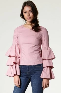 STORETS SALE CLOTHING Sanna Layered Sleeves Blouse