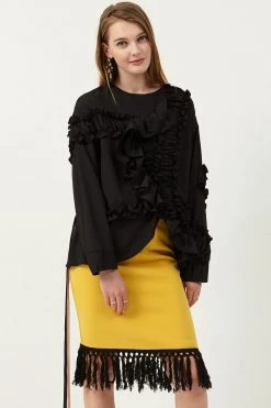 STORETS SALE CLOTHING Amy Ruffle Blouse