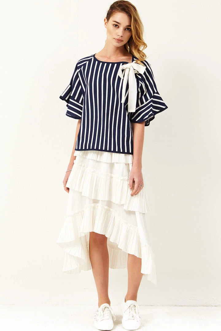 STORETS SALE Fay Ribbon Stripe Top