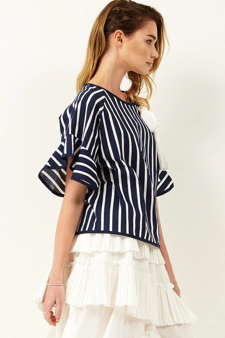 STORETS SALE Fay Ribbon Stripe Top