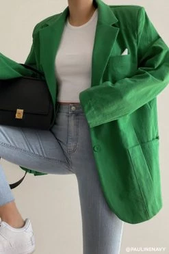 STORETS Influencer Brianna Oversized Handkerchief Blazer