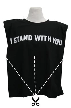 STORETS Sustainable Re:born Stella Padded Tie Up T-Shirt