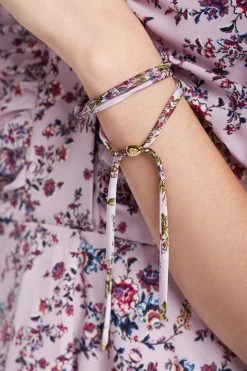 STORETS Floral Purple Bracelet ACCESSORIES