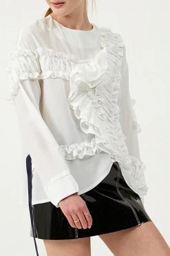 STORETS SALE CLOTHING Amy Ruffle Blouse