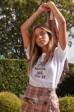 STORETS SALE CLOTHING Who Made You Do It T-shirt