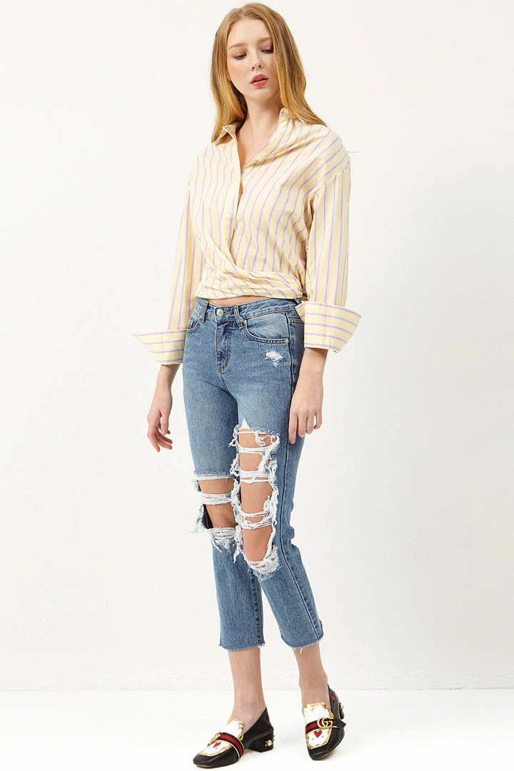 STORETS CLOTHING Winora Cut Out Jeans